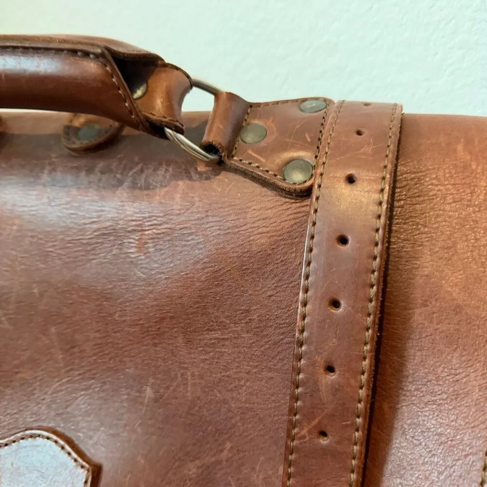 Saddleback Large Classic Leather Briefcase Bag Brown Full Grain Leather